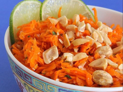 Salade de carottes thaï