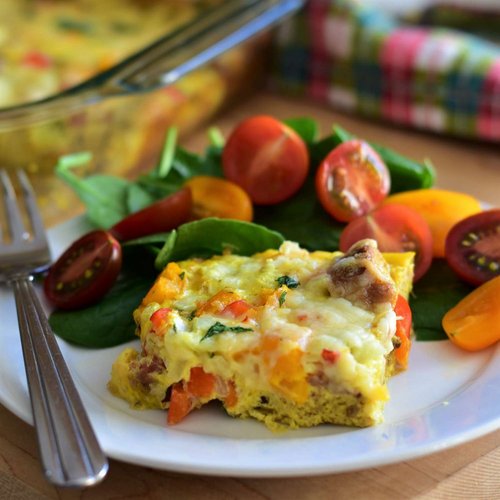 Casserole de déjeuner d'inspiration mexicaine