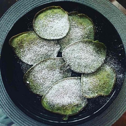 Crêpe au thé vert matcha