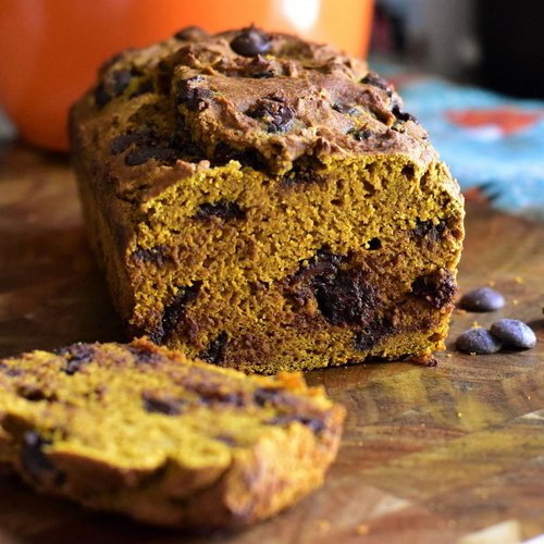 Pain de blé entier à la citrouille avec pépites de chocolat — Image 1