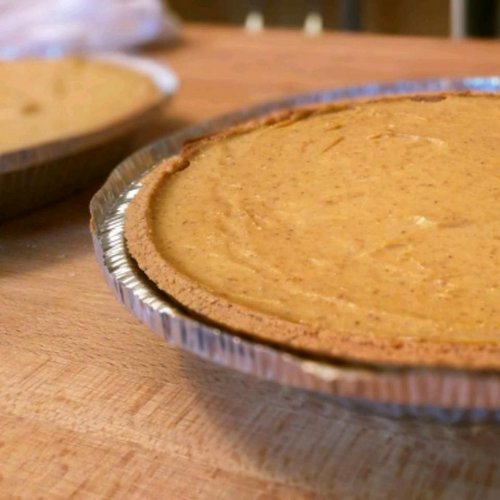 Gâteau au fromage étagé à la citrouille