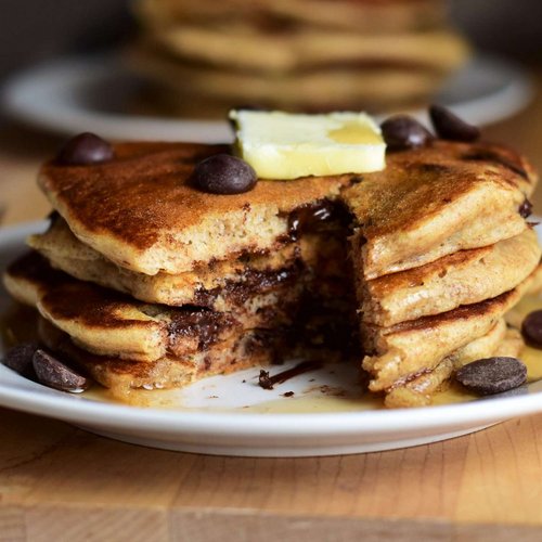 Crêpes au babeurre de blé entier