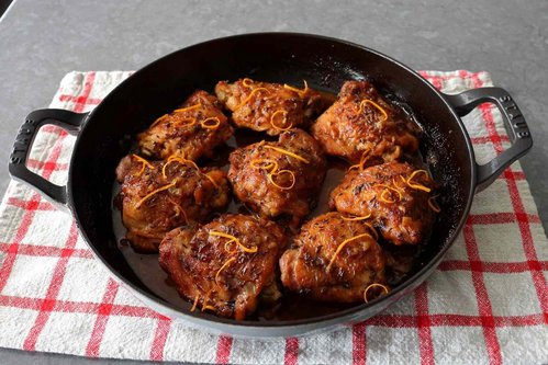 Poulet bohème à l'orange