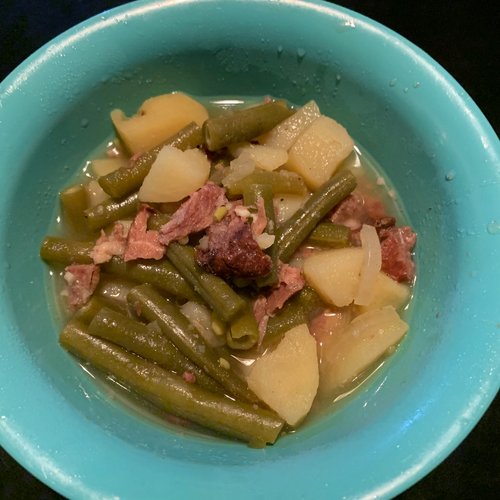 Haricots verts, jambon et pommes de terre à la mijoteuse — Image 4