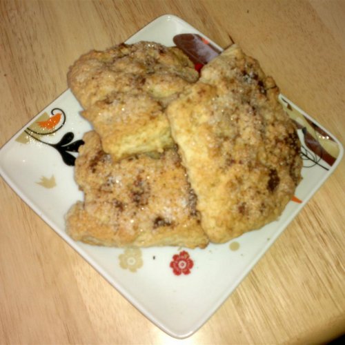 Scones au gâteau marbré au chocolat et aux noisettes — Image 3