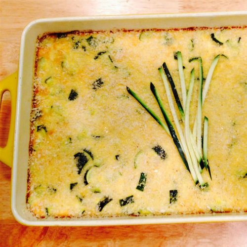 Frittata au riz et aux courgettes au fromage — Image 1