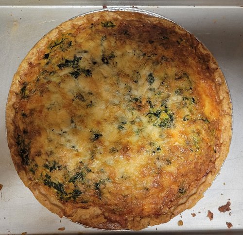 Quiche aux pommes de terre, aux épinards et au fromage — Image 3