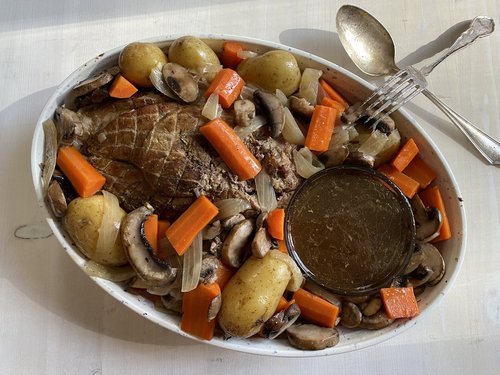 Rôti de soc de porc aux légumes — Image 1