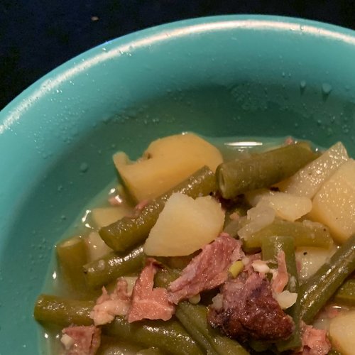 Haricots verts, jambon et pommes de terre à la mijoteuse — Image 3